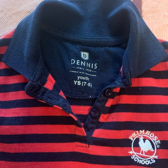 Primrose schools striped polo dress YS (7-8) - Picture 2 of 2